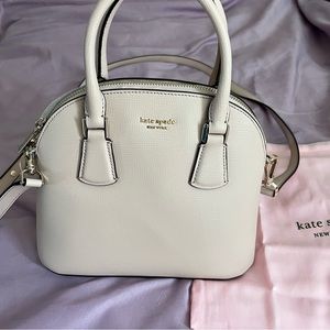 NWT Kate Spade New York Sylvia medium dome satchel in pale vellu